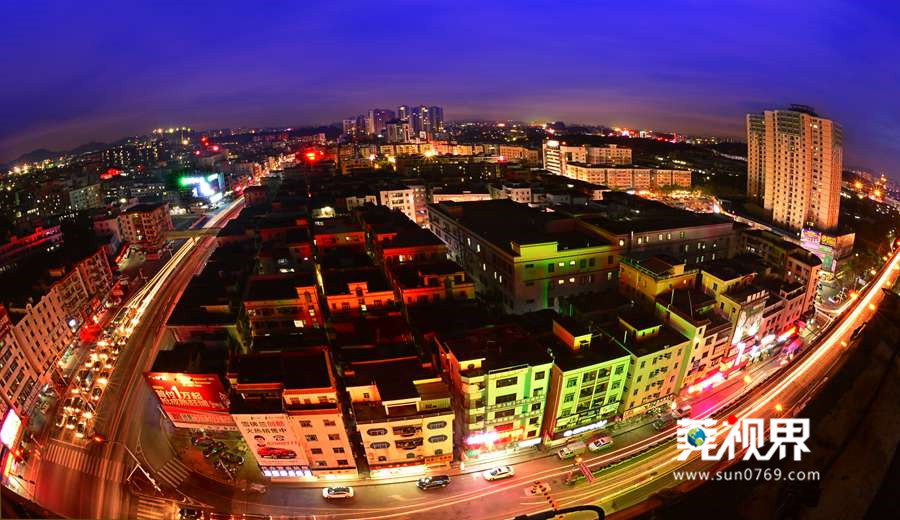 塘厦夜景图片,东莞塘厦天桥夜景视频