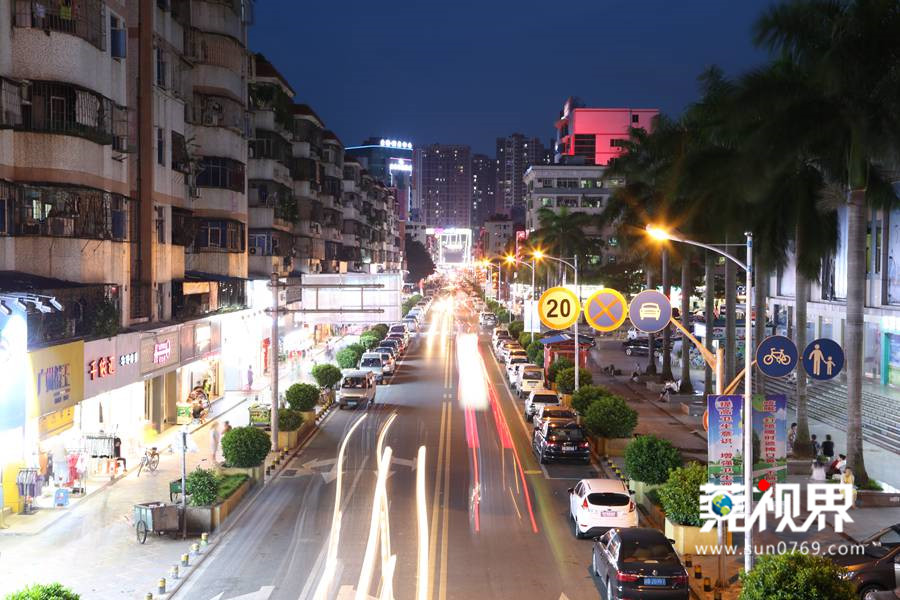 塘厦夜景图片,东莞塘厦天桥夜景视频