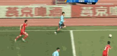 守门员杨君扑救,天津权健杨君