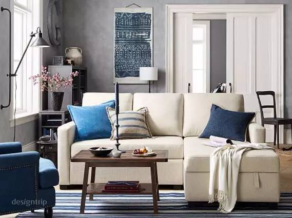 美式乡村风，用色彩为家居减负