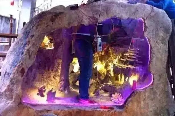 世界上最大的土豪鱼缸,寿山石东海龙宫鱼缸