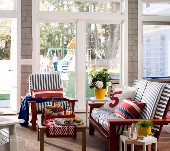 美式乡村风，用色彩为家居减负