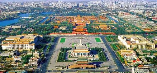 北京美丽中轴线图片欣赏,北京中轴线地图