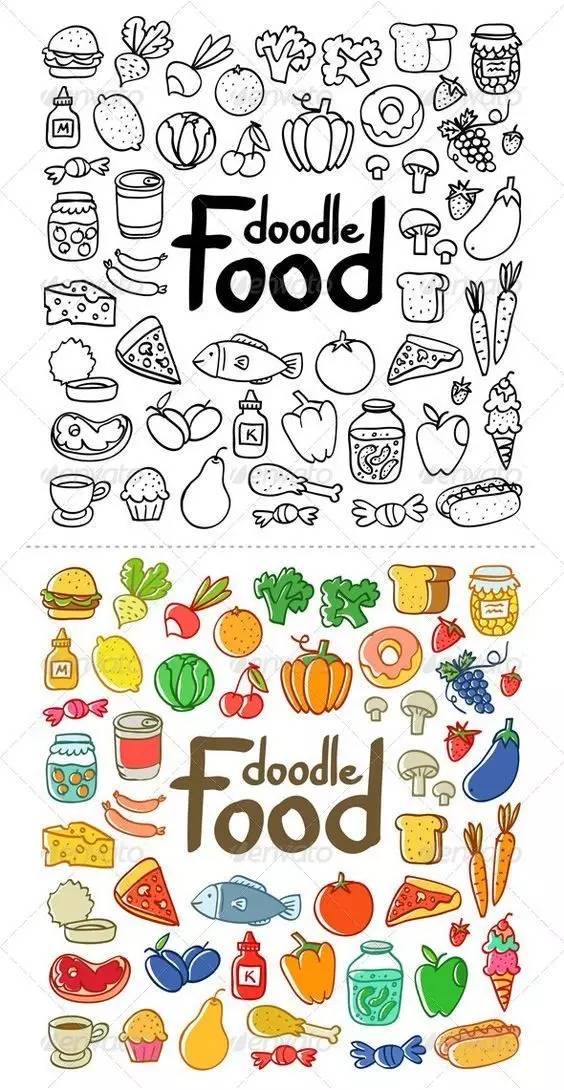 零基础针管笔黑白手绘,简单针管笔手绘插画