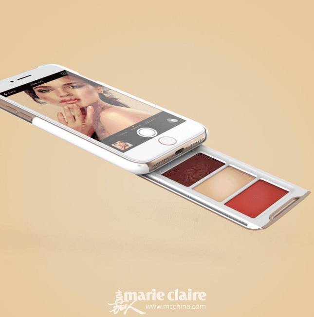 手机壳也可以照镜子补妆,手机壳可补妆