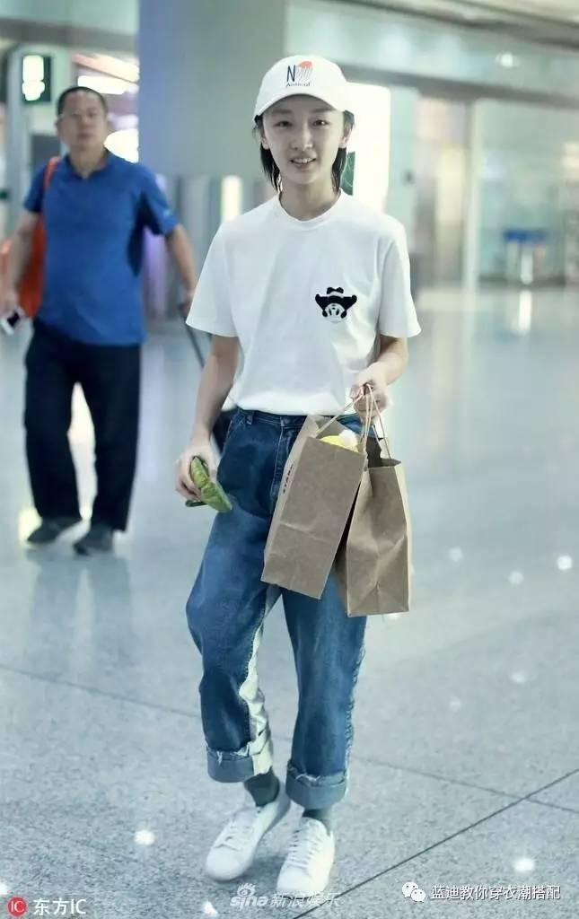 宋祖儿吊带裙搭配,欧阳娜娜西装宋祖儿