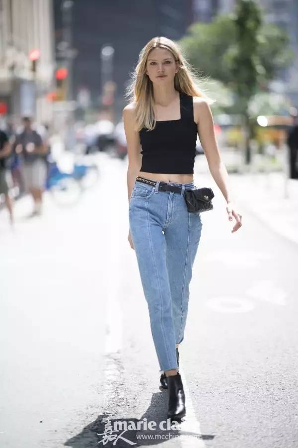 维密超模面试街拍,长腿超模