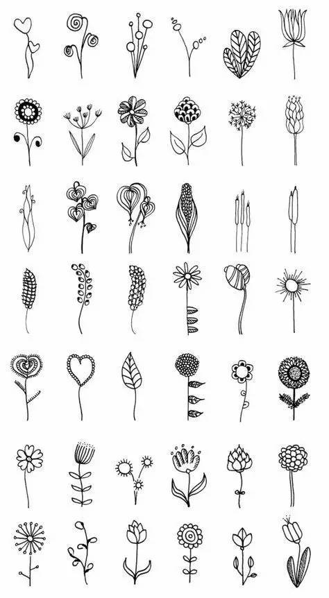 零基础针管笔黑白手绘,简单针管笔手绘插画