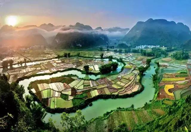 广西最美山水小城,广西山水美如人间仙境在哪里