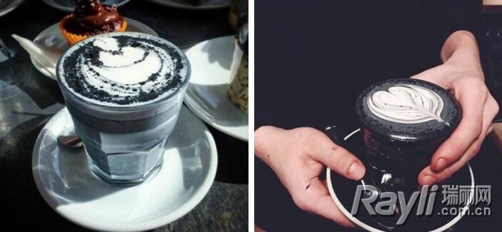 继炭黑冰激凌后黑芝麻糊版本的哥特拿铁也迈上了人生巅峰