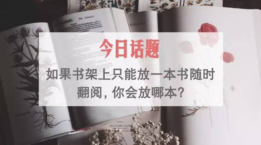 如果只能保留一本书你会选择哪本,如果图书馆只留一本书你留哪本书