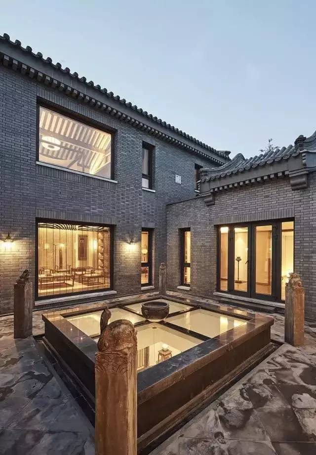 锦江区中式四合院别墅设计,新中式四合院超大豪华设计