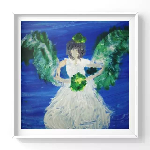 成都市少儿公益画,公益助残的小孩