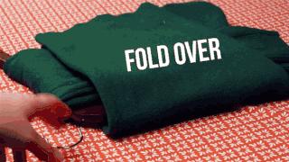 衣服怎么叠放在柜子里整齐,怎么叠衣服又快又整齐