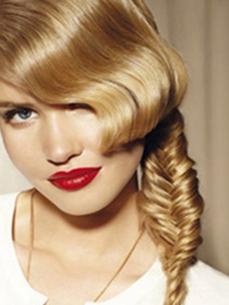 鱼骨辫半扎发编发教程简单好看,儿童刘海编发鱼骨辫