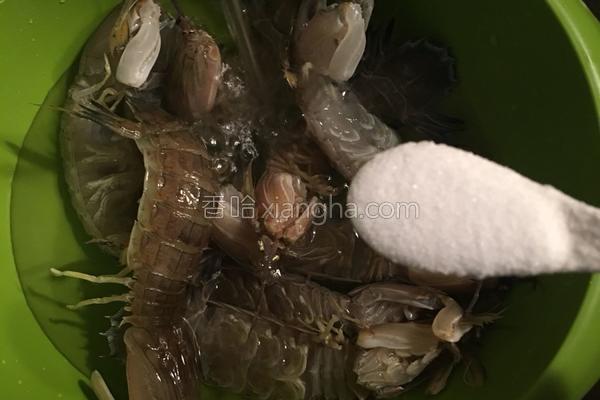 用盐焖皮皮虾,家里皮皮虾做法