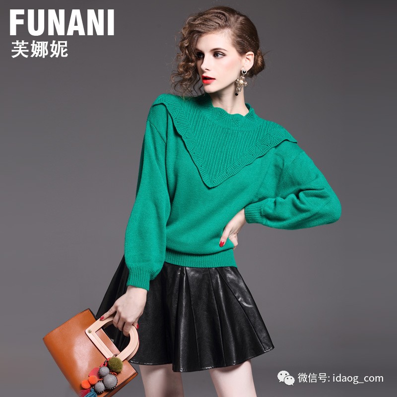 秋冬针织裙套装时髦,慵懒风针织套装裙