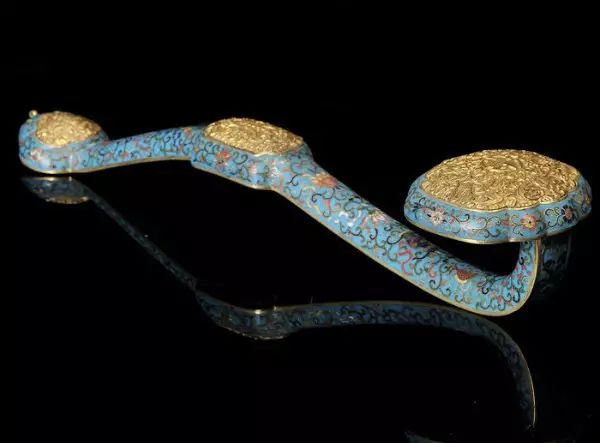 纯手工掐丝景泰蓝摆件,纯铜景泰蓝拉丝摆件