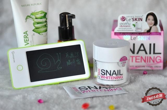 【ZNDS众测】再也不怕熬夜玩手机让乐丝汀蜗牛给你的皮肤做SPA吧！