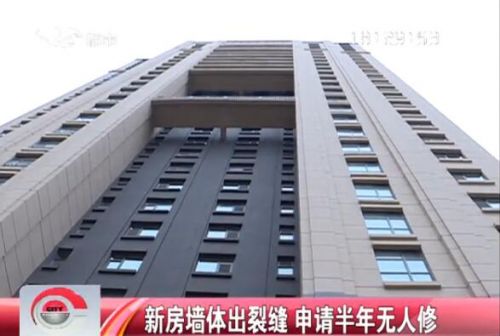 中海房子现多处裂缝,中海地产房子裂缝