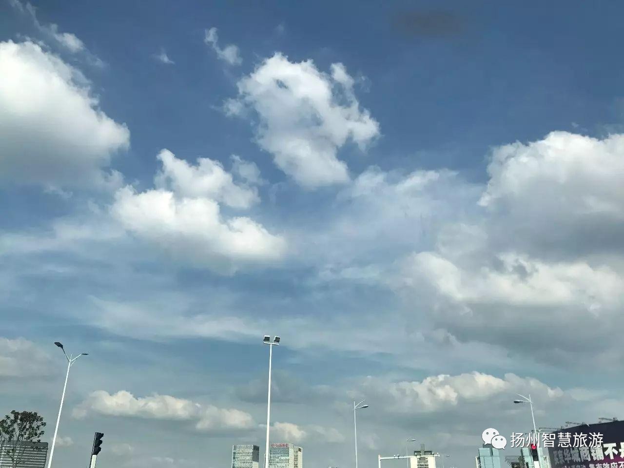 无锡被蓝天白云刷屏,扬州蓝天白云