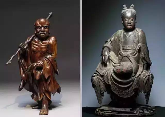 古代木刻佛像,中国古代寺庙木雕佛像