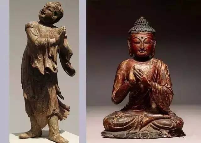 古代木刻佛像,中国古代寺庙木雕佛像