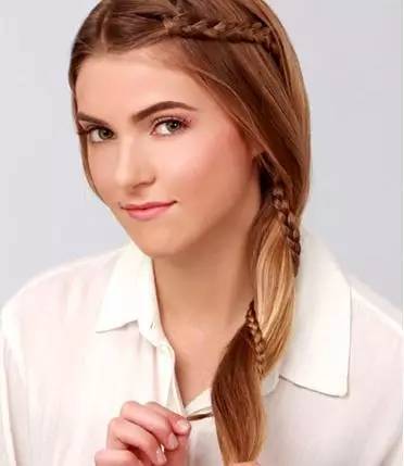 长直发帅气扎发,长直发都能怎么绑头发