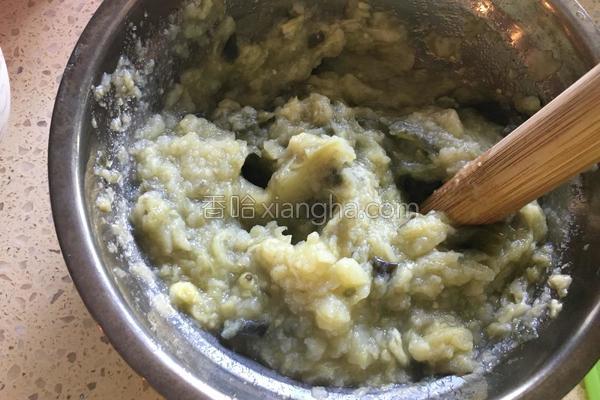 土豆泥拌茄子鸡蛋,孜然土豆泥拌茄子