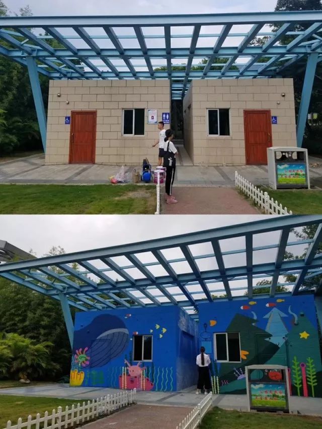 「惊喜」小黄人,机器猫,新升级的福州儿童公园简直萌翻了!快来留下你的涂鸦记忆吧!