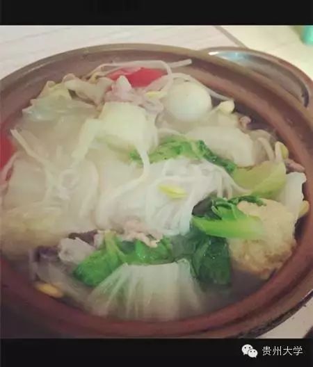 贵大周边美食,贵大背后美食街