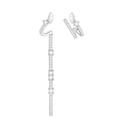 周冬雨戴超大珍珠耳环,周冬雨同款不对称耳环