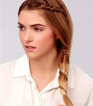 长直发帅气扎发,长直发都能怎么绑头发