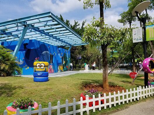 「惊喜」小黄人,机器猫,新升级的福州儿童公园简直萌翻了!快来留下你的涂鸦记忆吧!