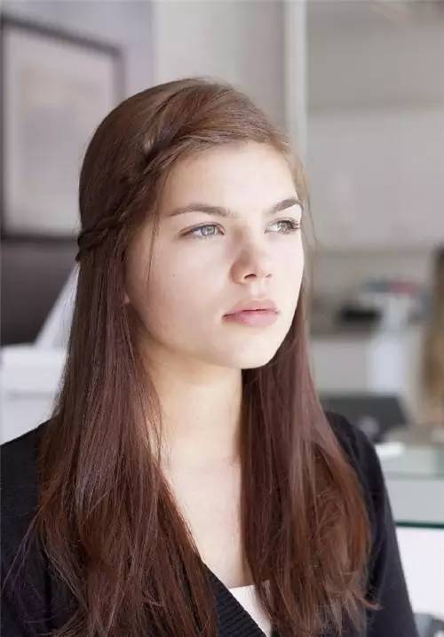 长直发帅气扎发,长直发都能怎么绑头发