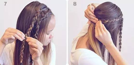 长直发帅气扎发,长直发都能怎么绑头发