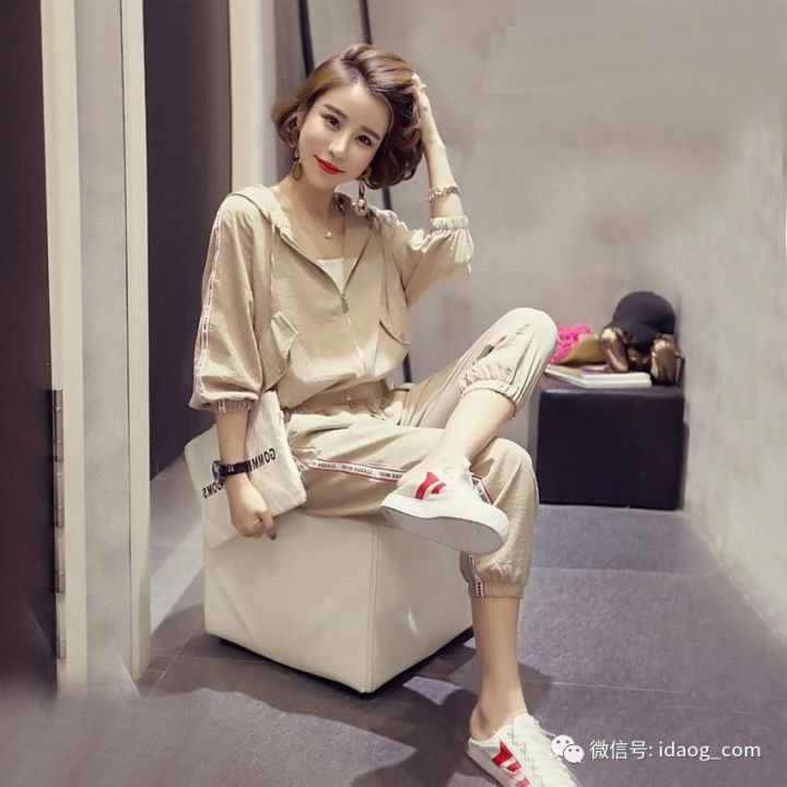 休闲运动套装女款爆款2024新款,潮流穿搭各款气质十足的运动套装