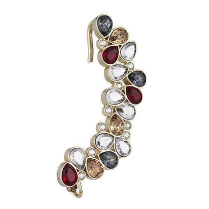 周冬雨戴超大珍珠耳环,周冬雨同款不对称耳环