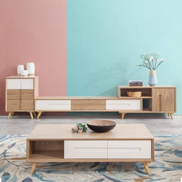 电视柜和茶几怎么搭配效果图大全,茶几电视柜怎么搭配好看