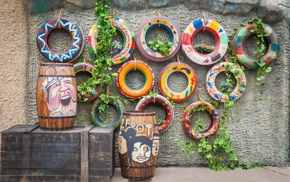 「惊喜」小黄人,机器猫,新升级的福州儿童公园简直萌翻了!快来留下你的涂鸦记忆吧!