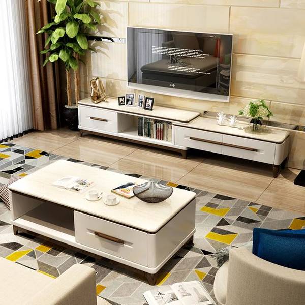 电视柜和茶几怎么搭配效果图大全,茶几电视柜怎么搭配好看