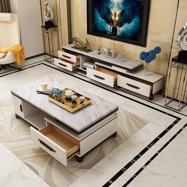 电视柜和茶几怎么搭配效果图大全,茶几电视柜怎么搭配好看