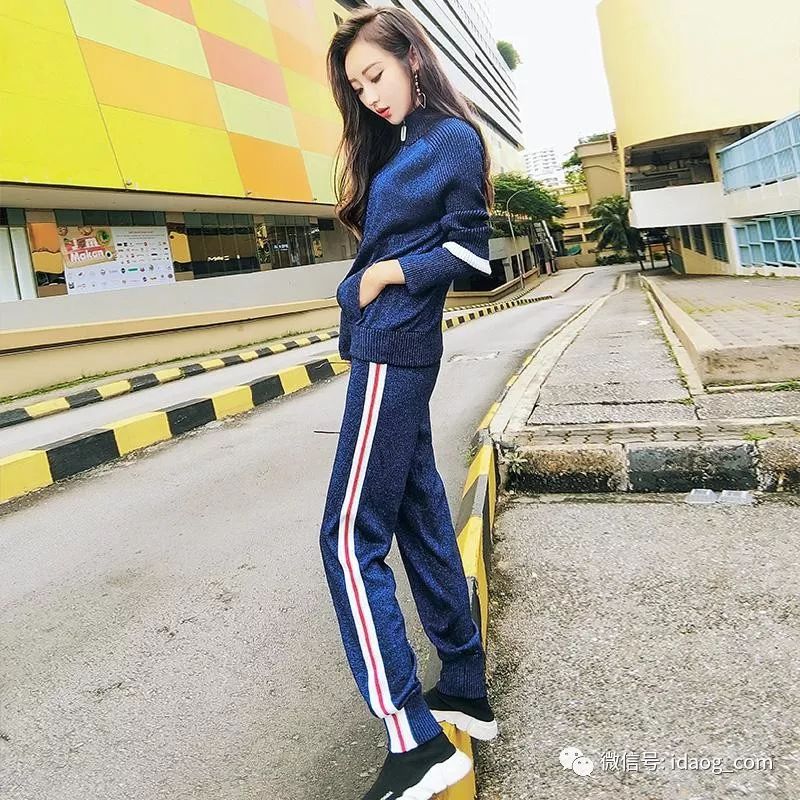 休闲运动套装女款爆款2024新款,潮流穿搭各款气质十足的运动套装