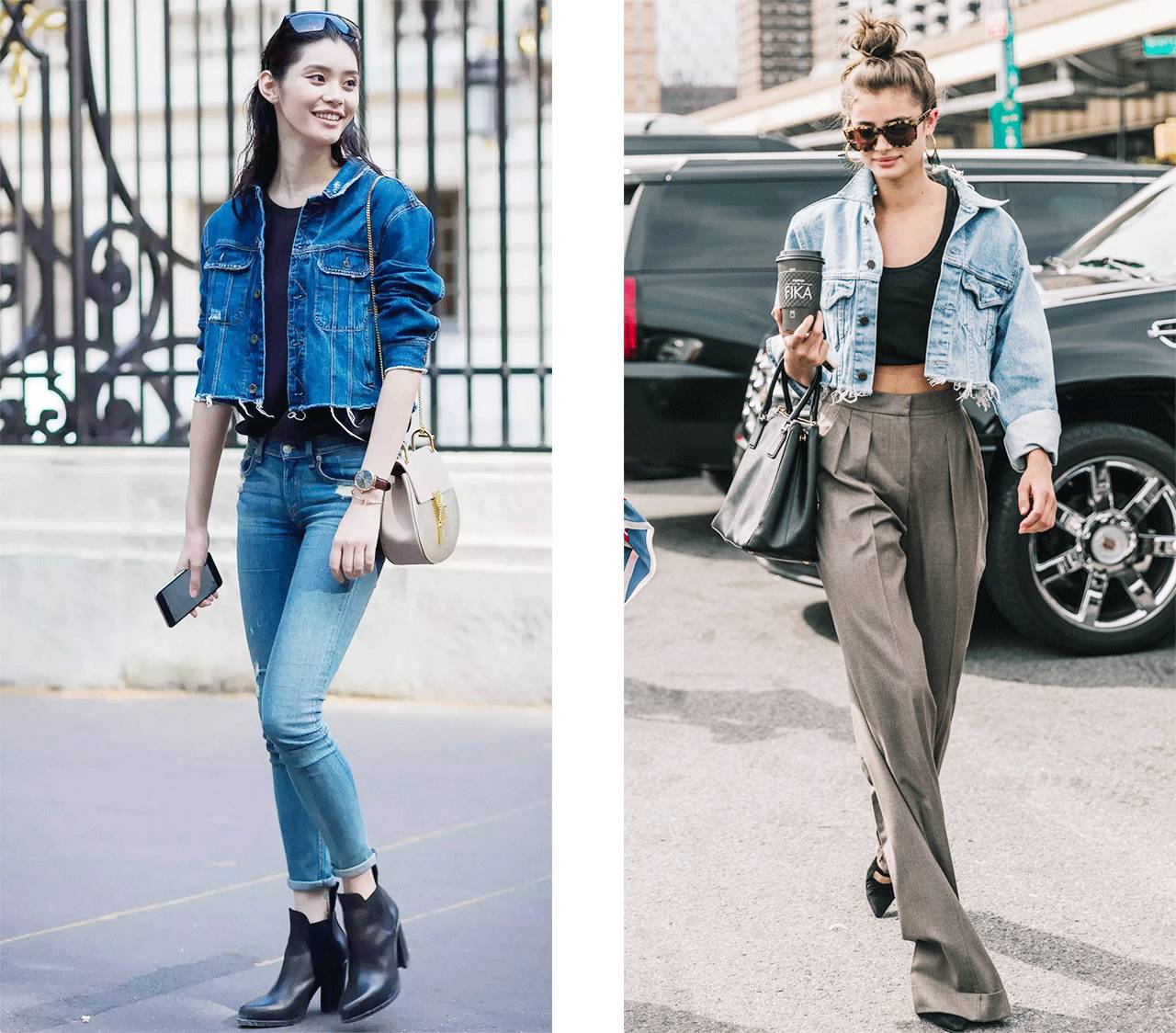 有没有版型好看的牛仔外套,早春必备款牛仔外套