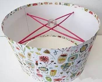 diy手工小灯罩,废物利用制作灯泡罩