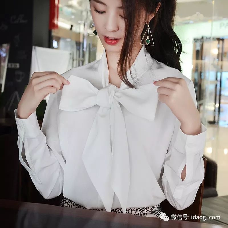 衬衫是女人的永不过时的经典,优雅知性气质衬衫