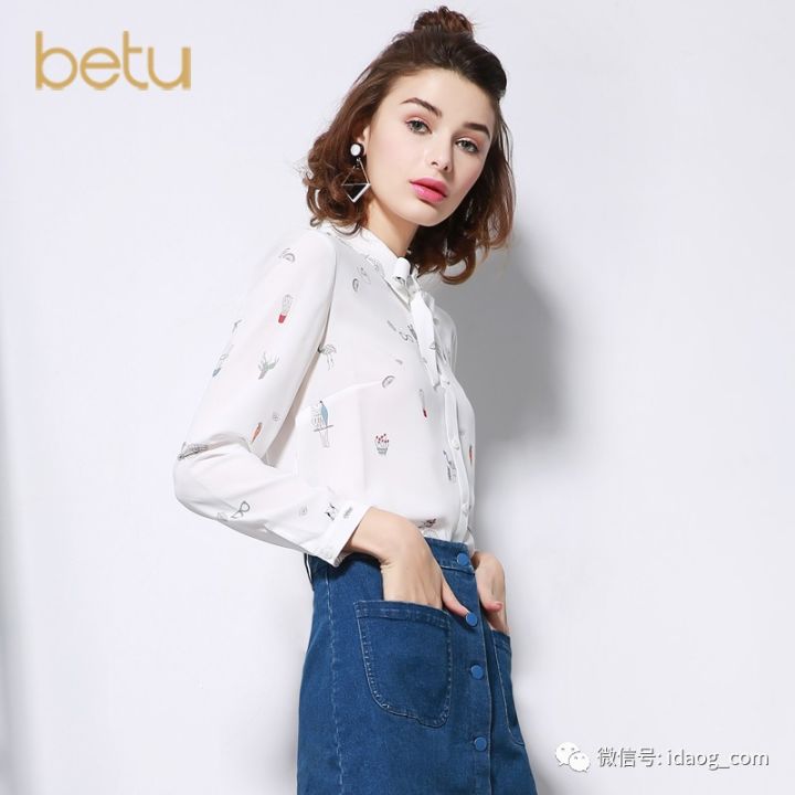 衬衫是女人的永不过时的经典,优雅知性气质衬衫