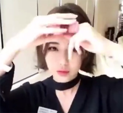 鲨鱼夹的多种夹法中短发,短发长发夹子正确夹法