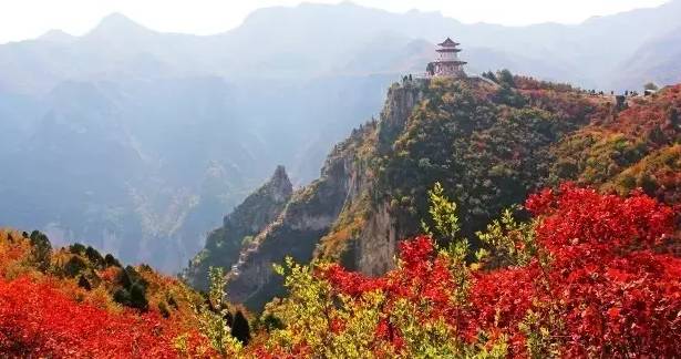 深秋太行山大峡谷风景区,安阳市太行山大峡谷冬景