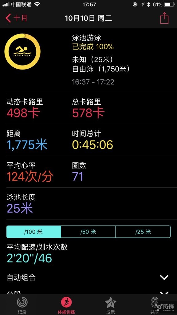 戴着AW3游泳感觉如何？锋友说真的很不错